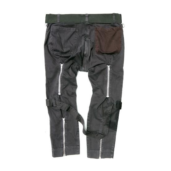 bondage trousers modern faded black - PEEL&LIFT bondage trousers modern faded black - PEEL&LIFT