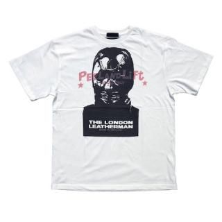 PEEL&LIFT  THE LONDON LEATHERMAN LW19 Leather Mask Tshirt