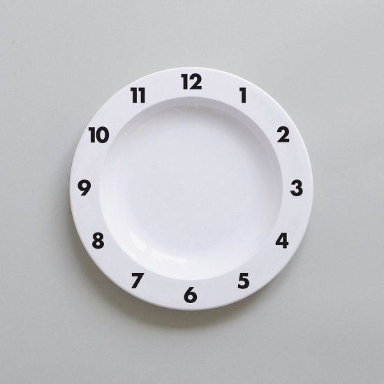 Buddy+Bear Сǥ+٥ Dinner Time- Plastic Plate (Black) ǥʡ - ץ饹åץ졼ȡʥ֥å