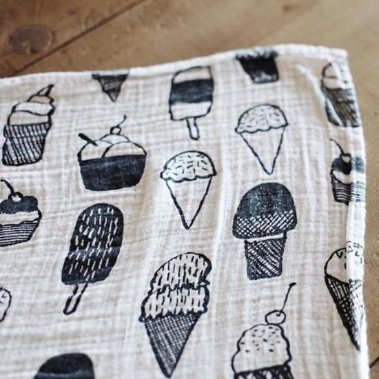 Modern Burlap モダンバーラップ Organic Cotton Muslin Swaddle