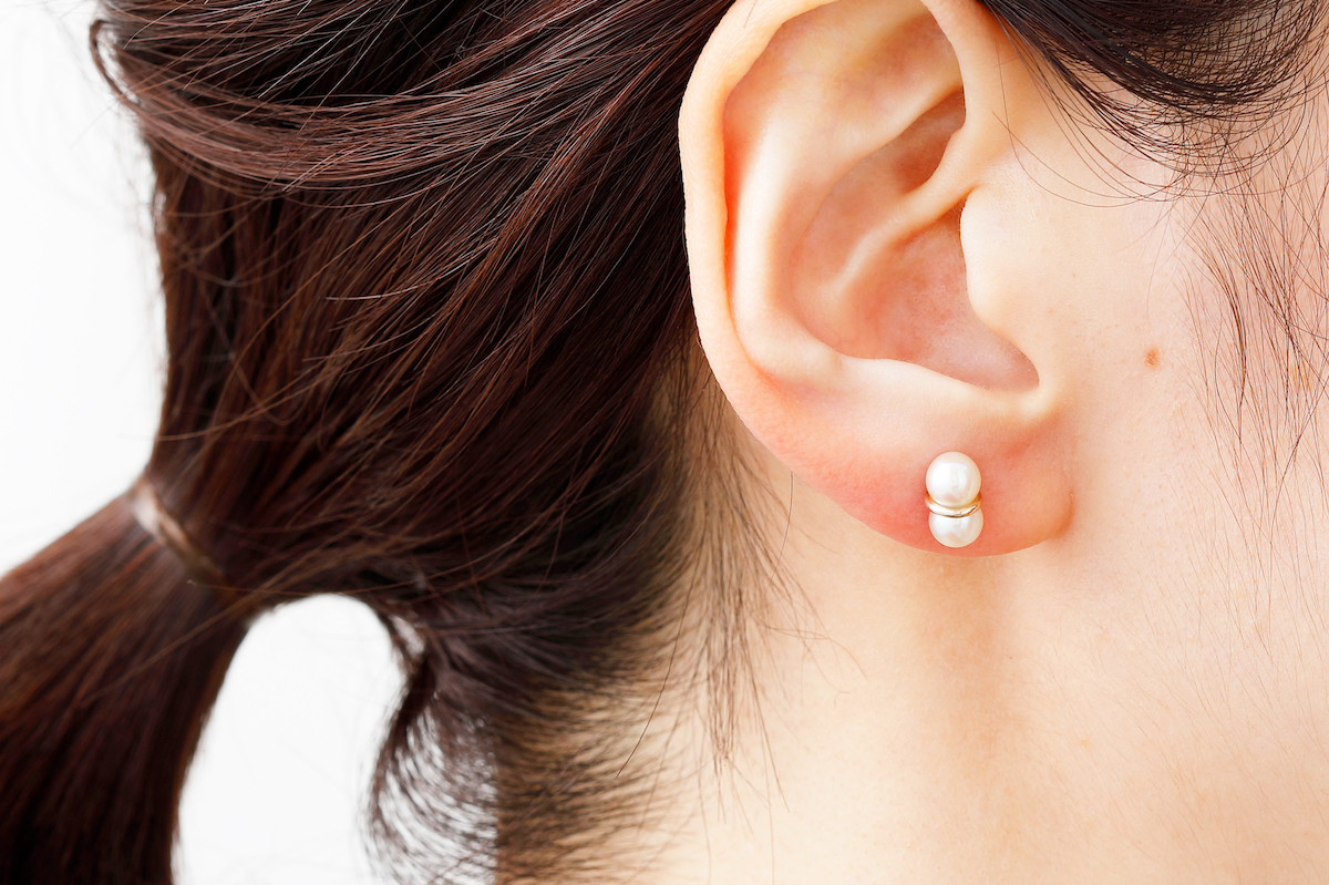januka(ヤヌカ) Twin Pearl Earring(single) M | パール januka(ヤヌカ) Twin Pearl Earring(single) M | パール