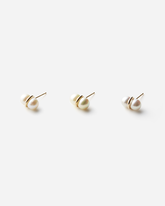 Twin Pearl Earring(single) M | ѡ ԥ