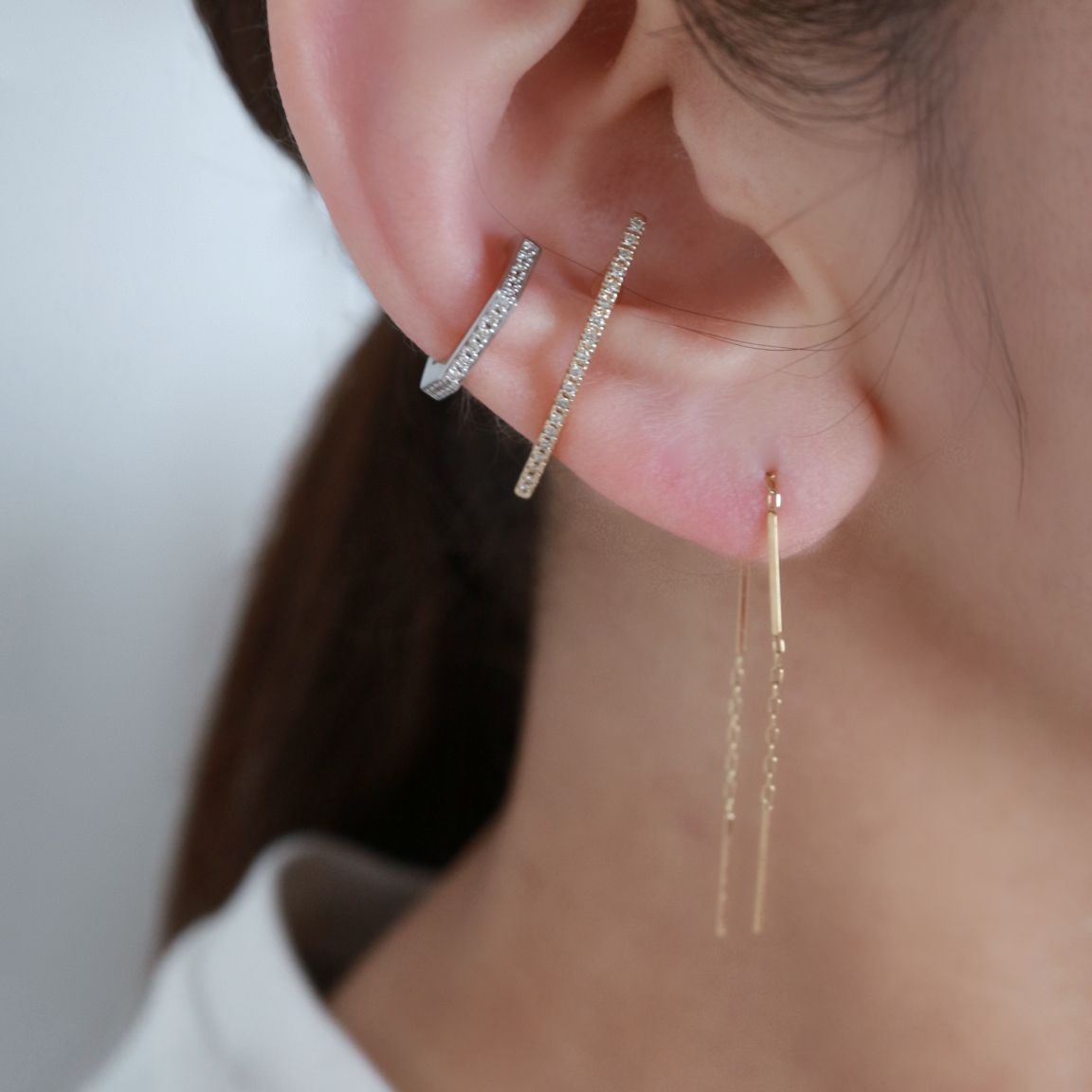 Hirotaka(ヒロタカ) Diamond Bow Ear Cuff | ゴールド Hirotaka(ヒロタカ) Diamond Bow Ear Cuff | ゴールド