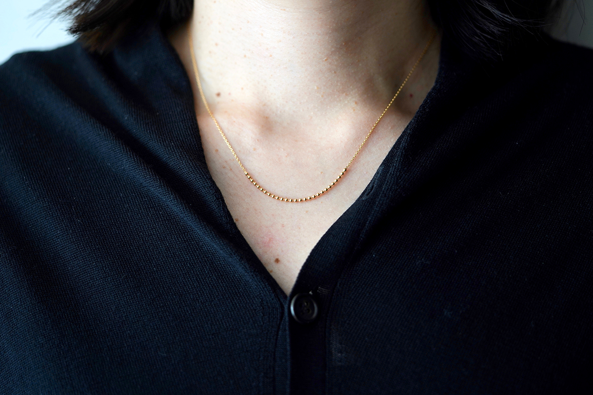 Himie ヒーミー ボールチェーンuネックレス Culet By New Jewelry Online Store Himie ヒーミー ボールチェーンuネックレス Culet By New Jewelry Online Store