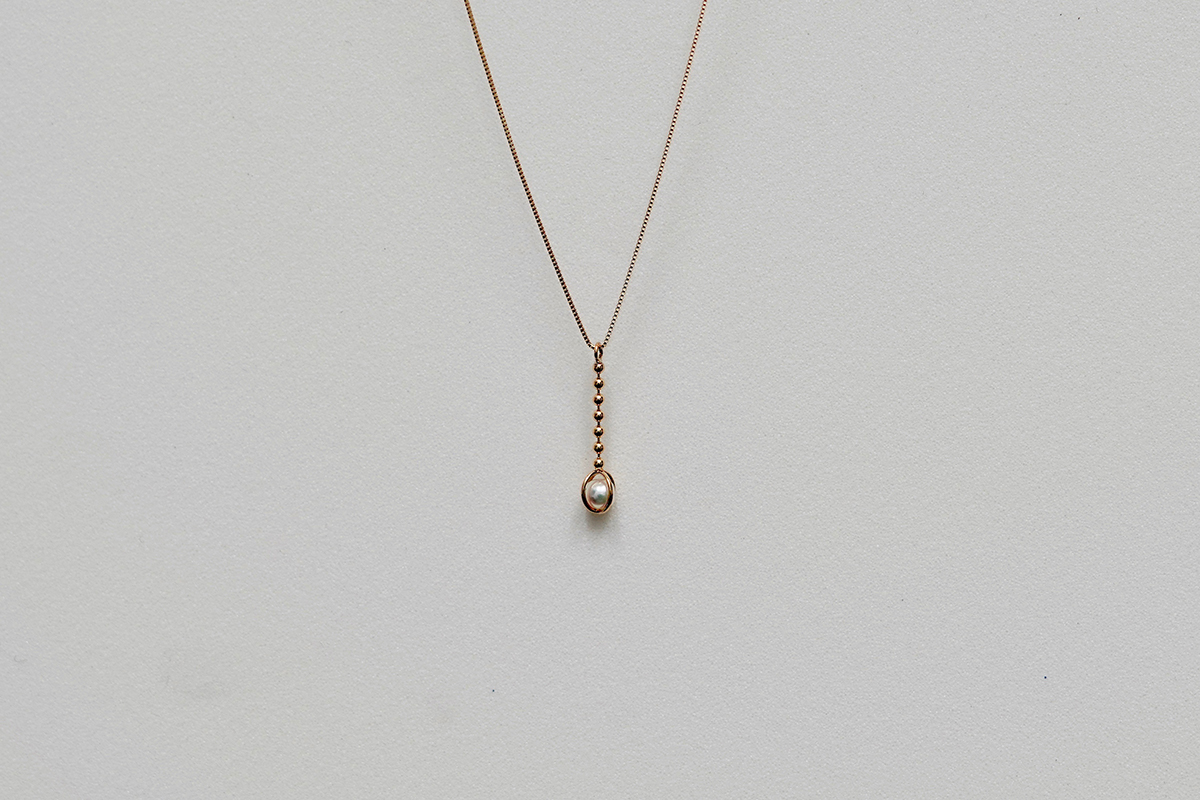 Himie ヒーミー ケシパールボールチェーンネックレス Culet By New Jewelry Online Store Himie ヒーミー ケシパールボールチェーンネックレス Culet By New Jewelry Online Store