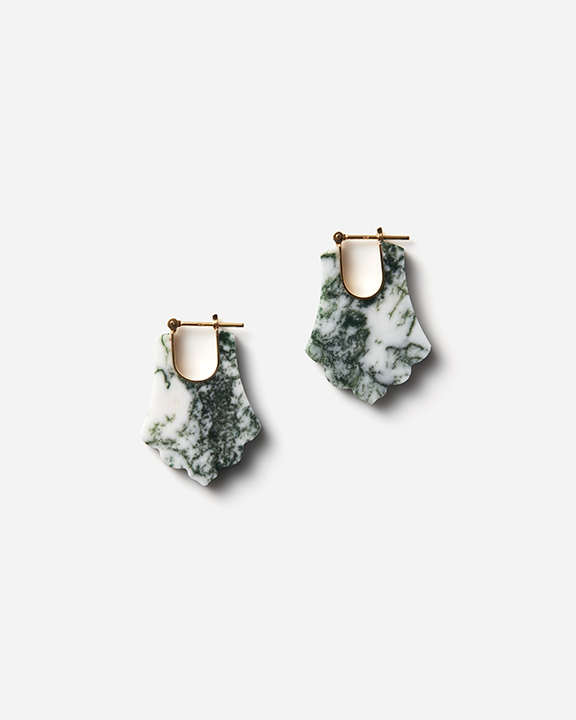 CREST / White Moss Agate | ⥹ ԥ