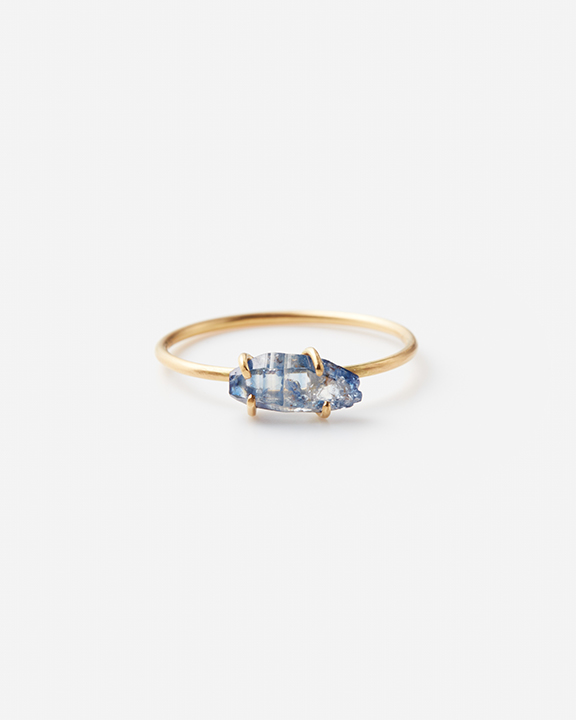 Sapphire Crystal Gem Ring | サファイアクリスタル リング