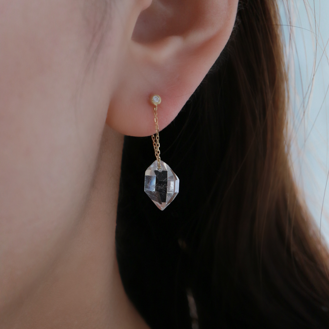 talkative(トーカティブ) Herkimer Quartz / Short Chain