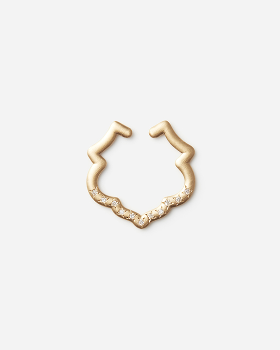 CREST Diamond  EarCuff / Lotus |  䡼