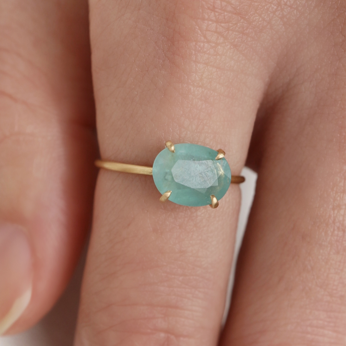 bororo（ボロロ） Grandidierite Gem Ring | グランディディエ