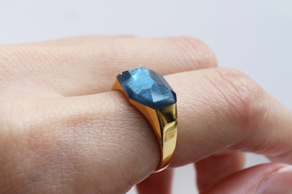 bororo（ボロロ） London Blue Topaz Rock Ring | ロンドンブルー