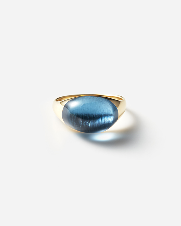 Blue Topaz Rock Ring | ֥롼ȥѡ 