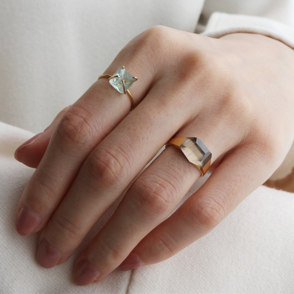 bororo（ボロロ） Fluorite Gem Ring | フルオライト リング