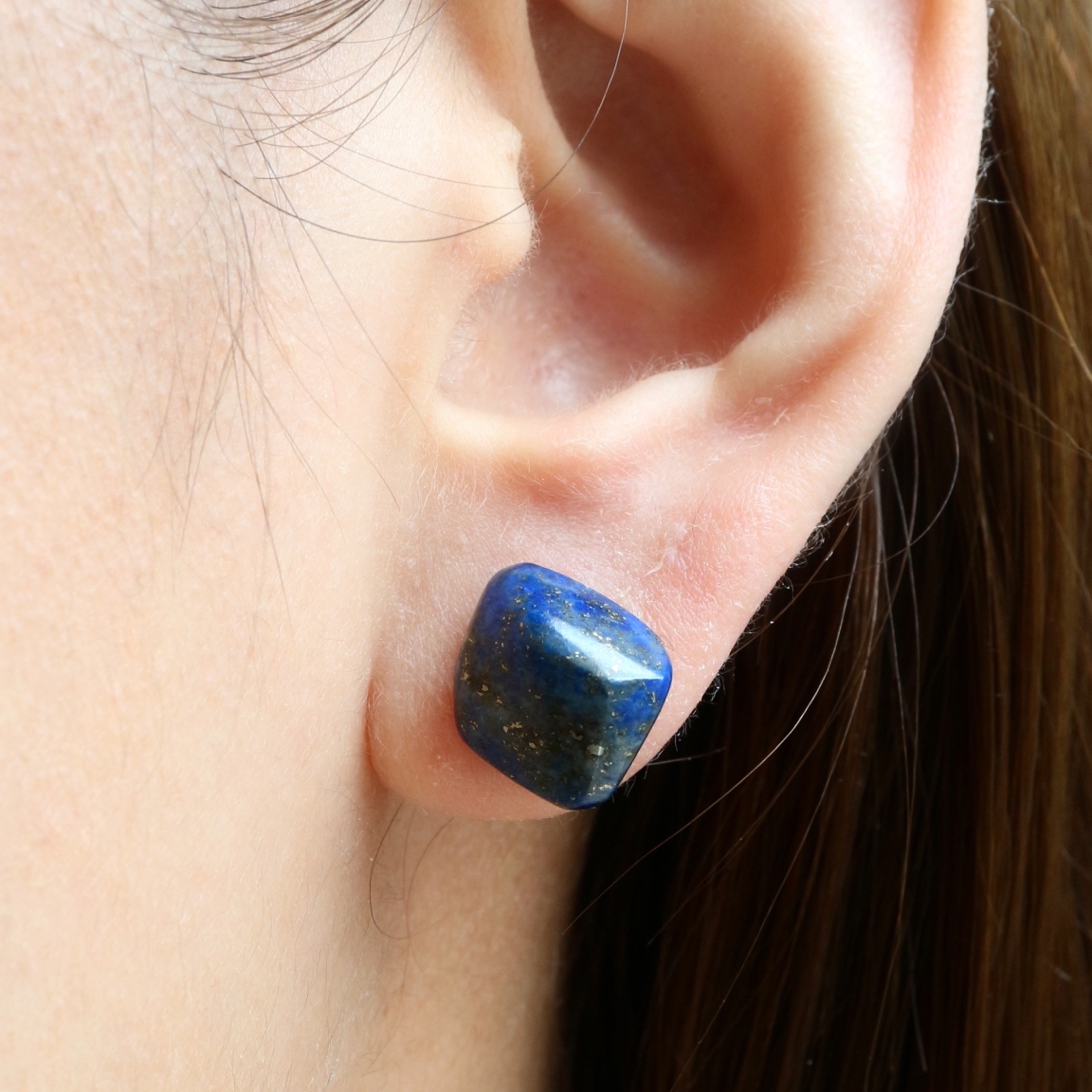 bororo（ボロロ） Lapis Lazuli Rock Earring | ラピスラズリ