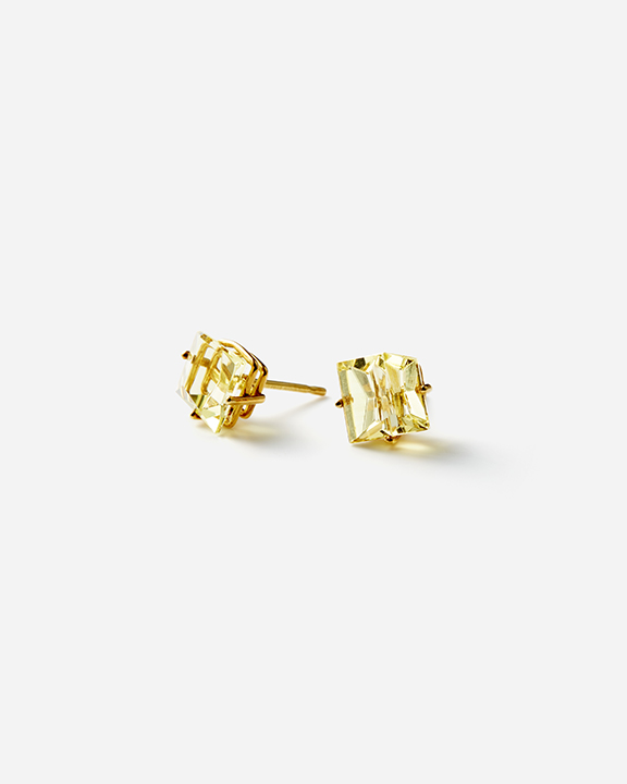 KLAR GoldenBeryl Stud Earrings | ゴールデンベリル ピアス
