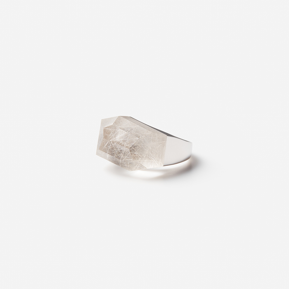 bororo（ボロロ） Rutile Quartz Rock Ring | ルチルクオーツ リング