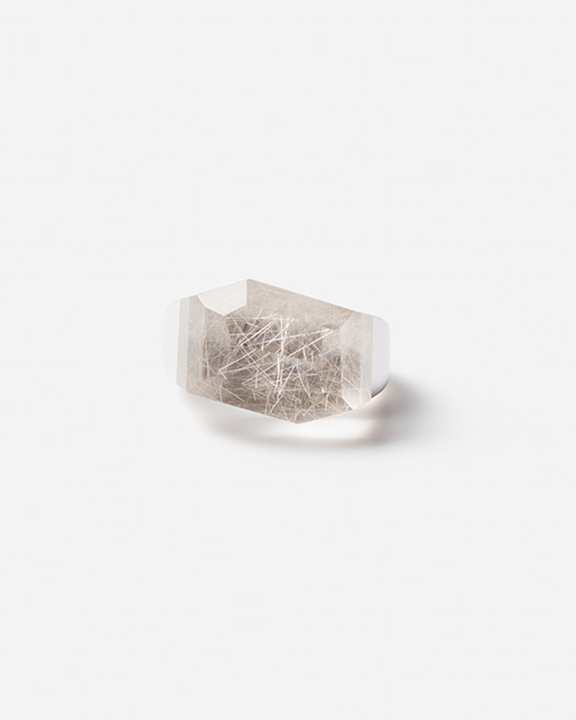 Rutile Quartz Rock Ring (Crystal) | ルチルクオーツ リング