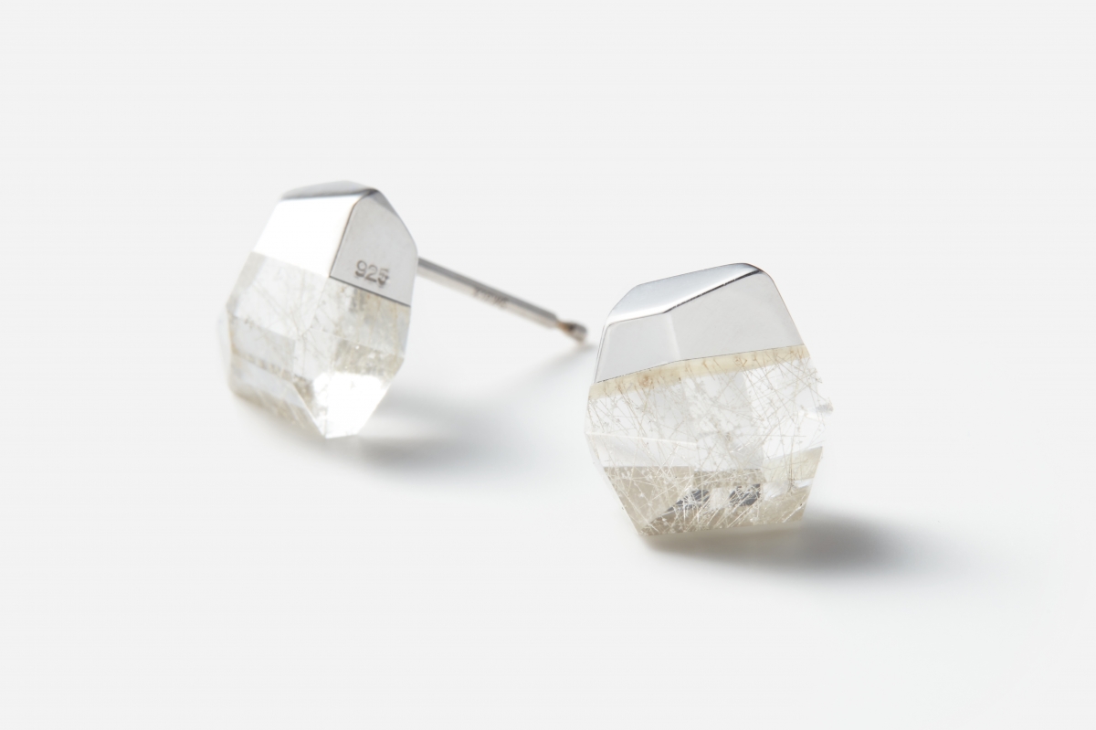 bororo（ボロロ） Rutile Quartz Rock Earrings | ルチルクオーツ