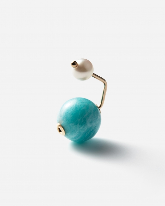 IBIZA Amazonite Pearl Earring | ޥʥ 