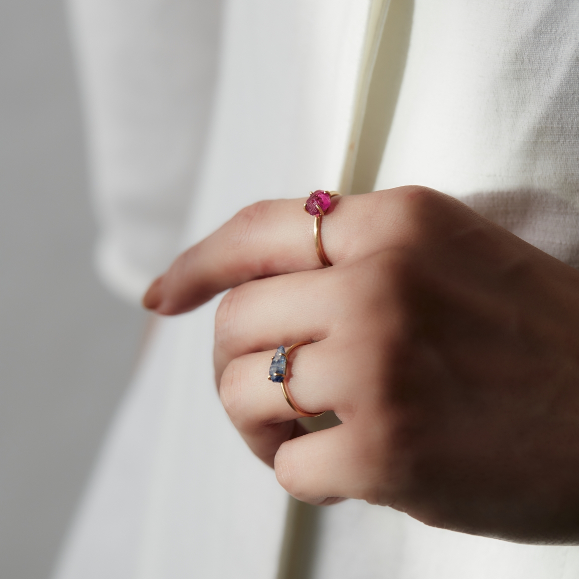 ☆ルビー＆ヘマタイト ロザリオ☆ ~Ruby & Hematite~ bororo（ボロロ） Ruby Gem Ring (Myanmar) | ルビー リング