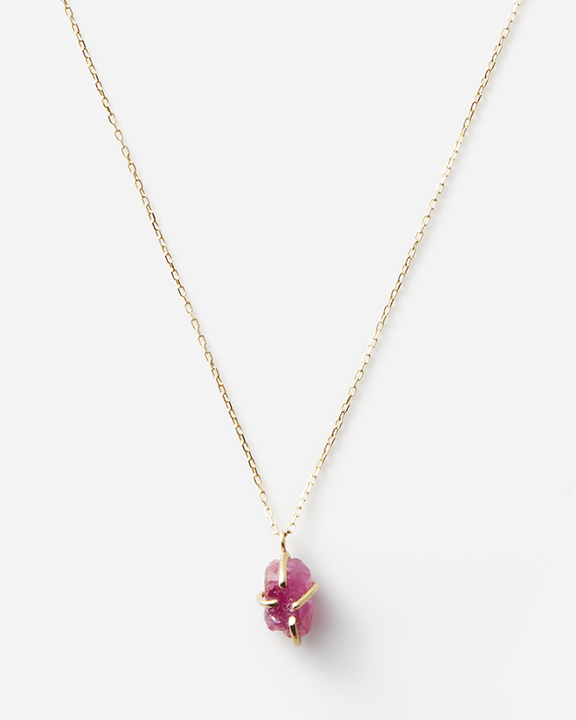 bororo（ボロロ） Ruby Top Necklace (Myanmar) | ルビー