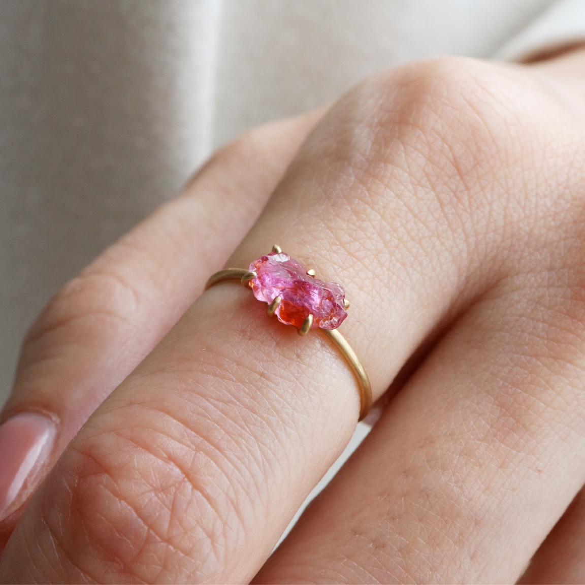 bororo（ボロロ） Ruby Gem Ring B | ルビー リング - CULET