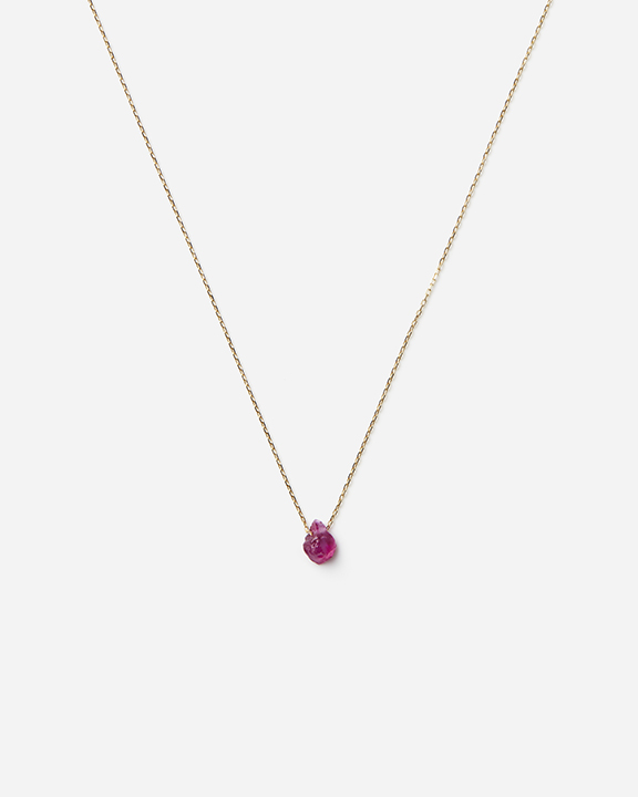 [ Restock ] Ruby Top Necklace A | ルビー ネックレス