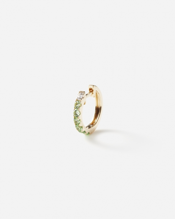 Orb hoop midi with diamond and tsavorites |  ĥܥ饤 ԥ