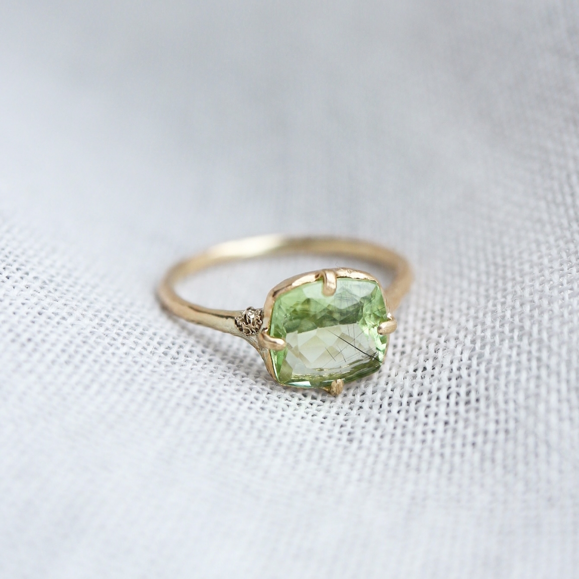 Fillyjonk(フィリフヨンカ) Moss ring | ルチルペリドット リング