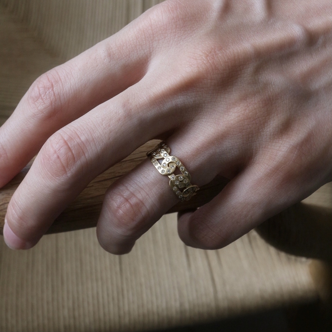 talkative(トーカティブ) JOINT Ring / 7.0MM / Half Diamonds talkative(トーカティブ) JOINT Ring / 7.0MM / Half Diamonds