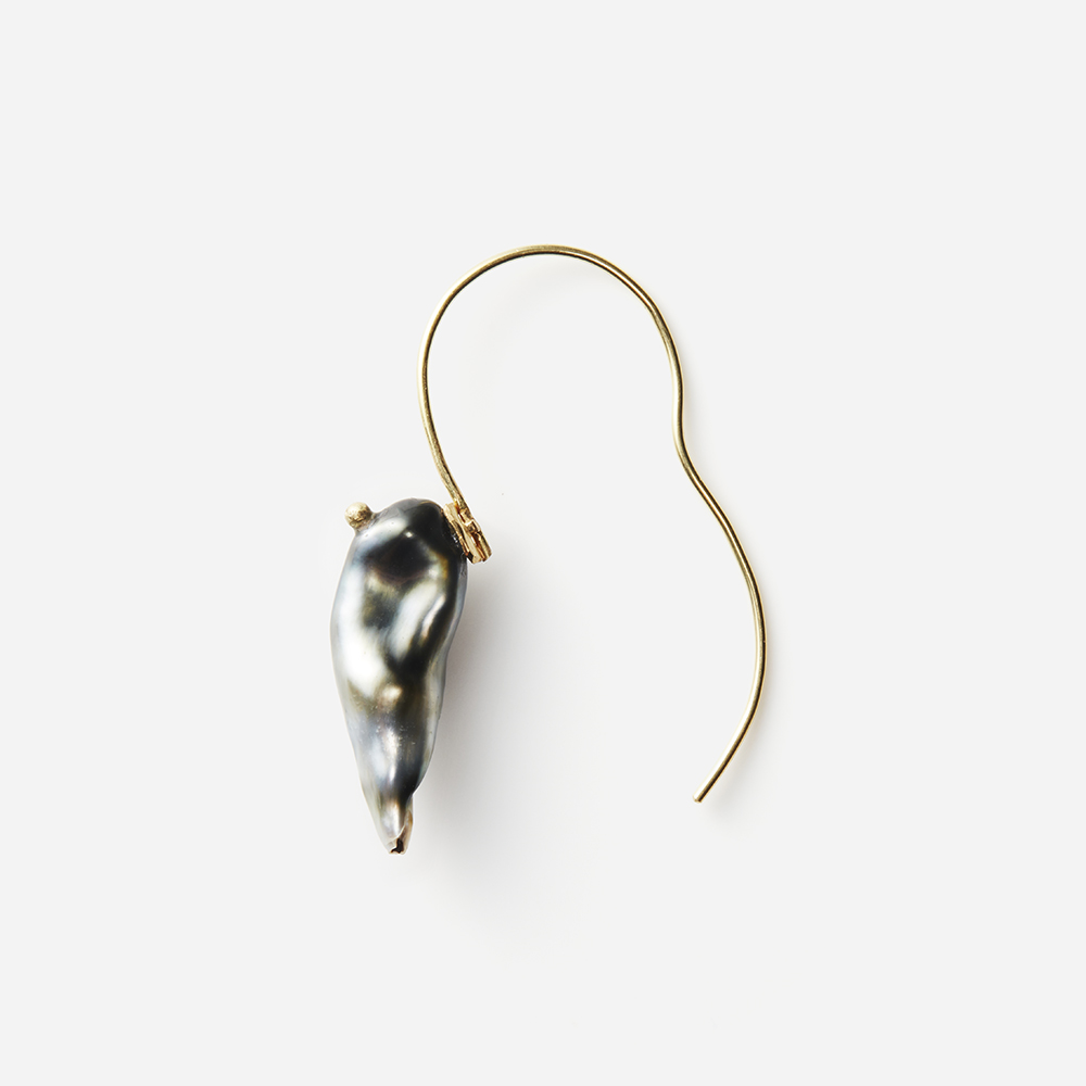 mariko tsuchiyama Tahitian pearl ピアス
