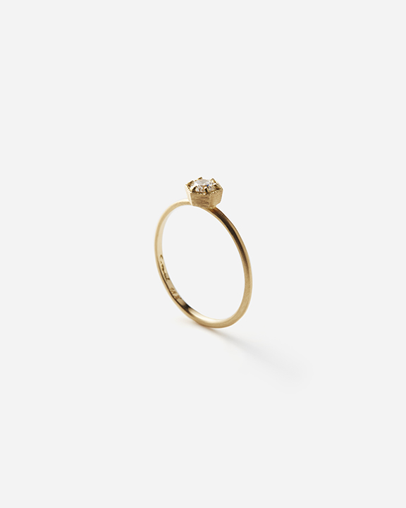 3.5mm White Diamond Hexagon Ring |  󥰡ڴָ_11/30 thu.-12/26 tue.ޤǡ