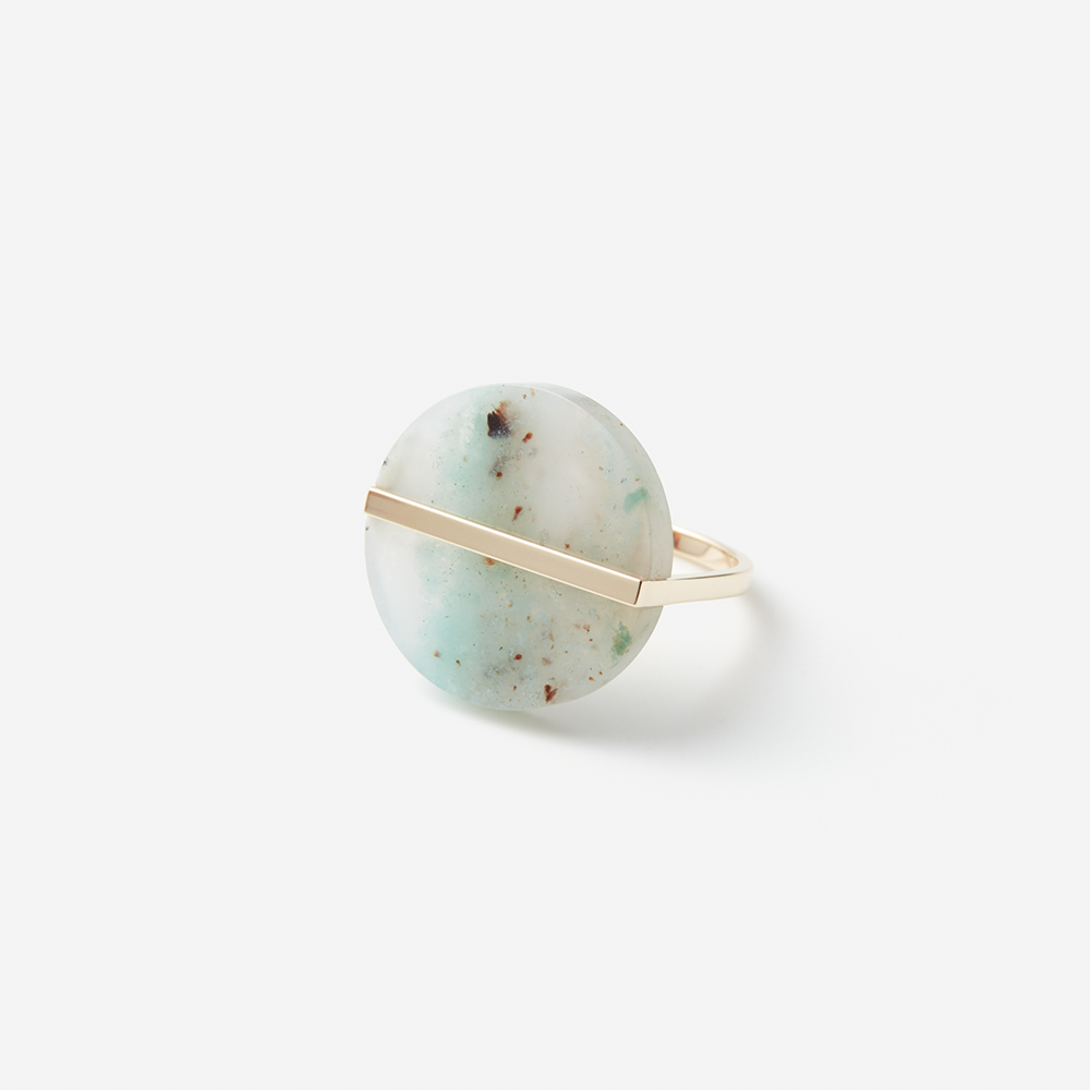 januka(ヤヌカ) SLICE RING AQUAPRASE | アクアプレーズ リング januka(ヤヌカ) SLICE RING AQUAPRASE | アクアプレーズ リング