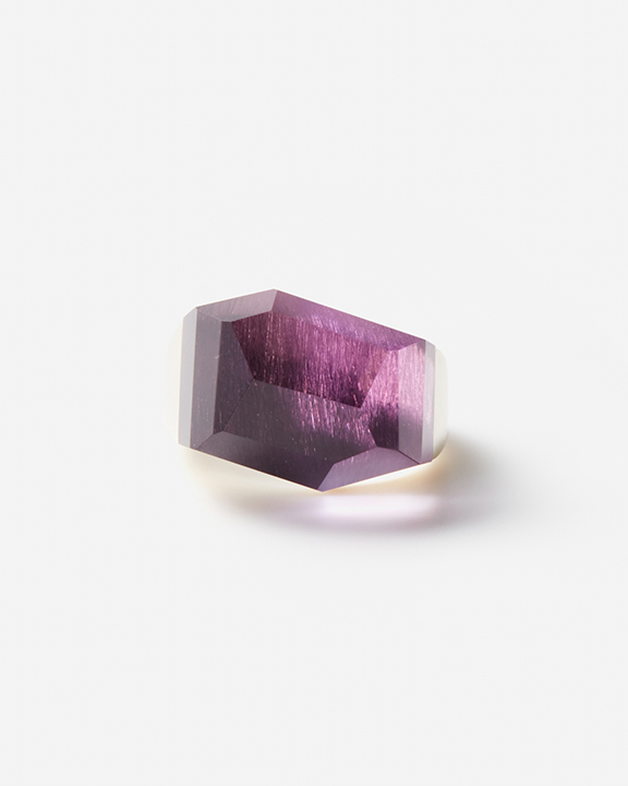 [ Restock ]Amethyst Rock Ring (Crystal) | ᥷ 