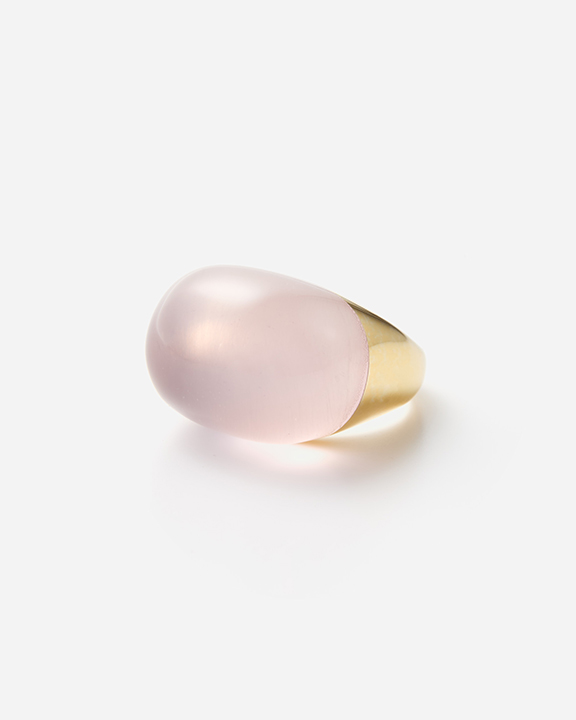 Rose Quartz Rock Ring (Round) |  <img class='new_mark_img2' src='https://img.shop-pro.jp/img/new/icons8.gif' style='border:none;display:inline;margin:0px;padding:0px;width:auto;' />