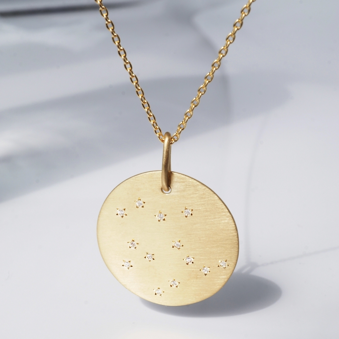 トーカティブ アステリズム メダリオン ネックレスK10 天秤座 チェーン