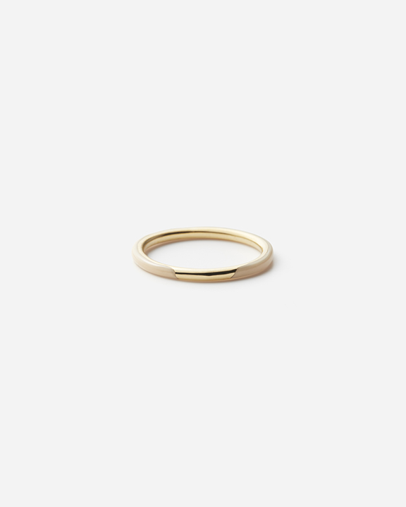 【受注生産】IBERIS Ring beige |  ゴールド リング