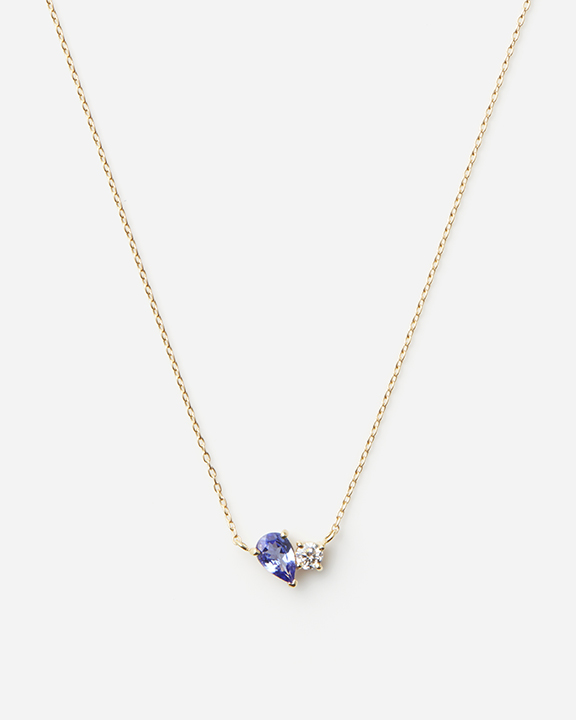 Tanzanite, Diamond Necklace | タンザナイト ダイヤモンド ネックレス