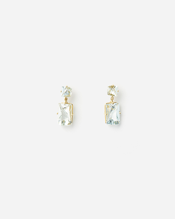 KLAR  Aquamarine Drop Earrings | ޥ ԥ