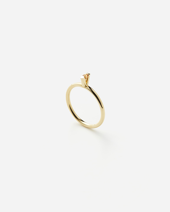 TWEET Yellow Sapphire Ring | イエローサファイア リング
