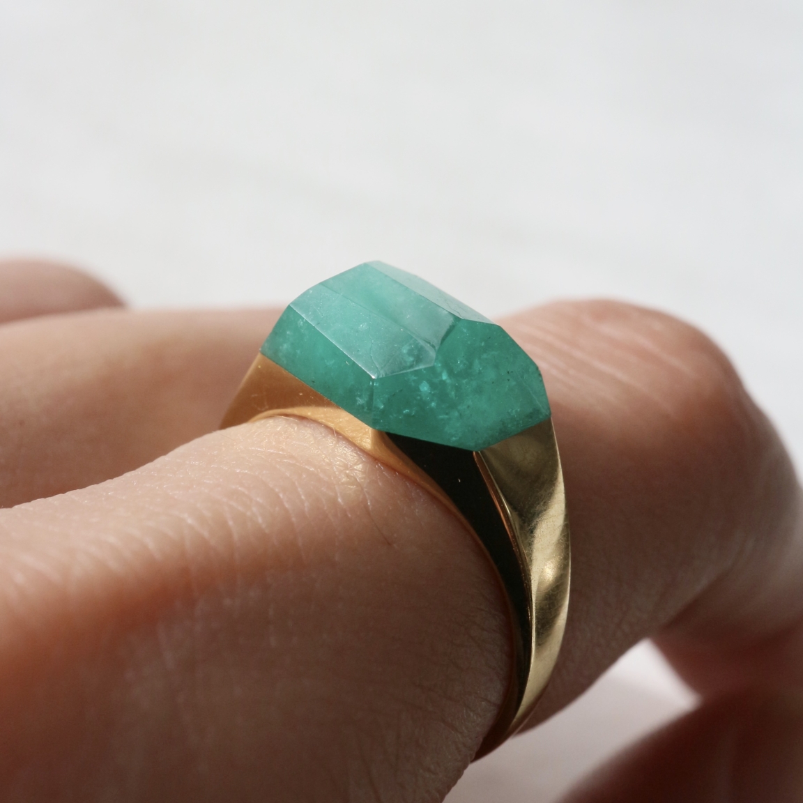 bororo(ボロロ)Emerald Mini Rock Ring (Crystal bororo(ボロロ)Emerald Mini Rock Ring (Crystal