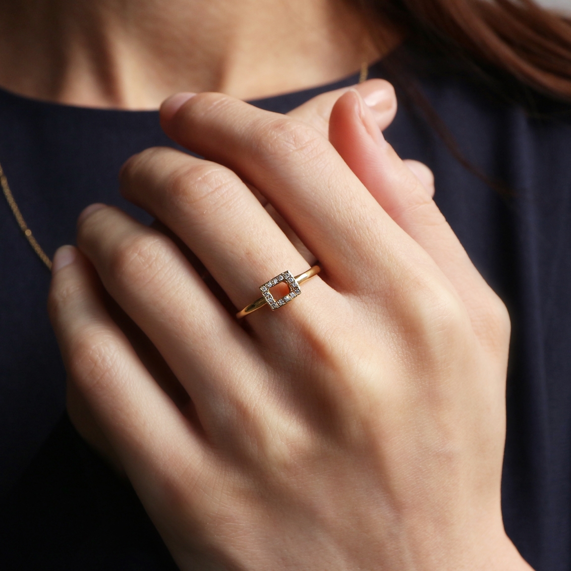 SATOMI KAWAKITA (サトミ カワキタ)Diamond Box Ring