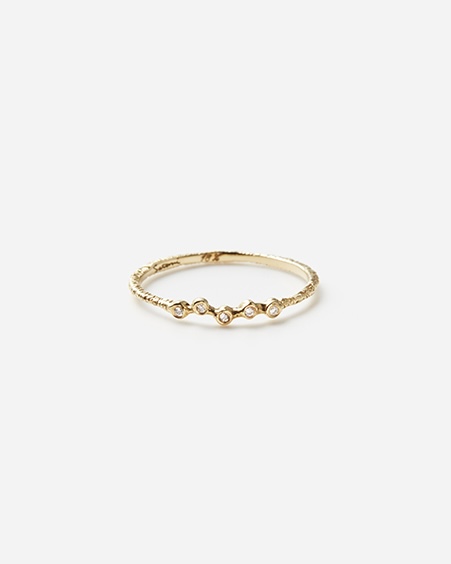 Woven Five Diamond Band Ring |  󥰡ڴָ_6/3 tue.-7/1 tue.ޤǡ