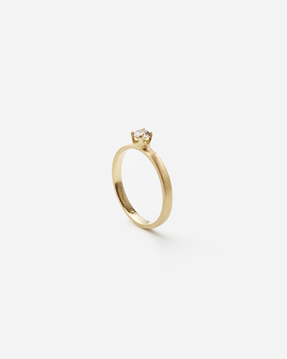 4mm Classic Brown Diamond Solitaire Ring |  󥰡ڴָ_11/30 thu.-12/26 tue.ޤǡ