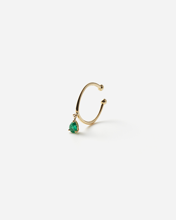 Emerald Ear Cuff | おとなのイヤカフ エメラルド