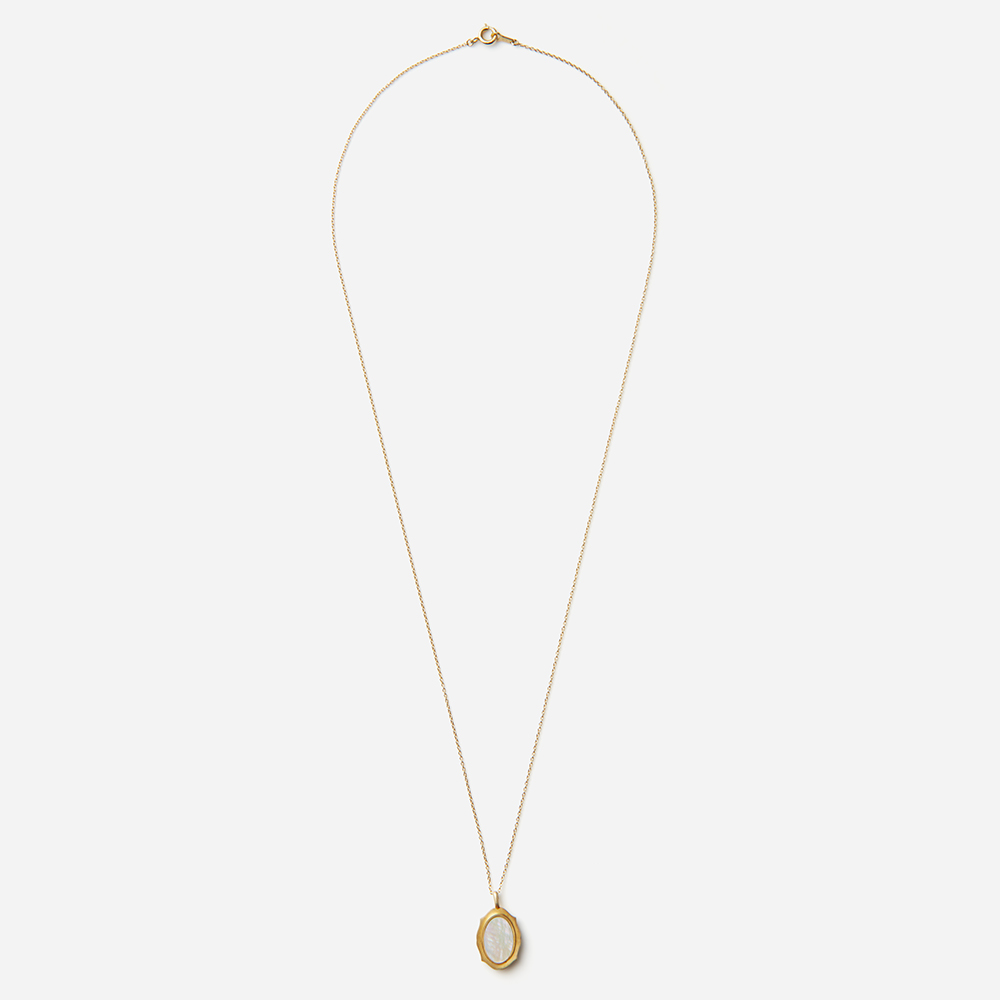 jaren ( ヤーレン ) frame necklace oval | 白蝶貝 ネックレス jaren ( ヤーレン ) frame necklace oval | 白蝶貝 ネックレス