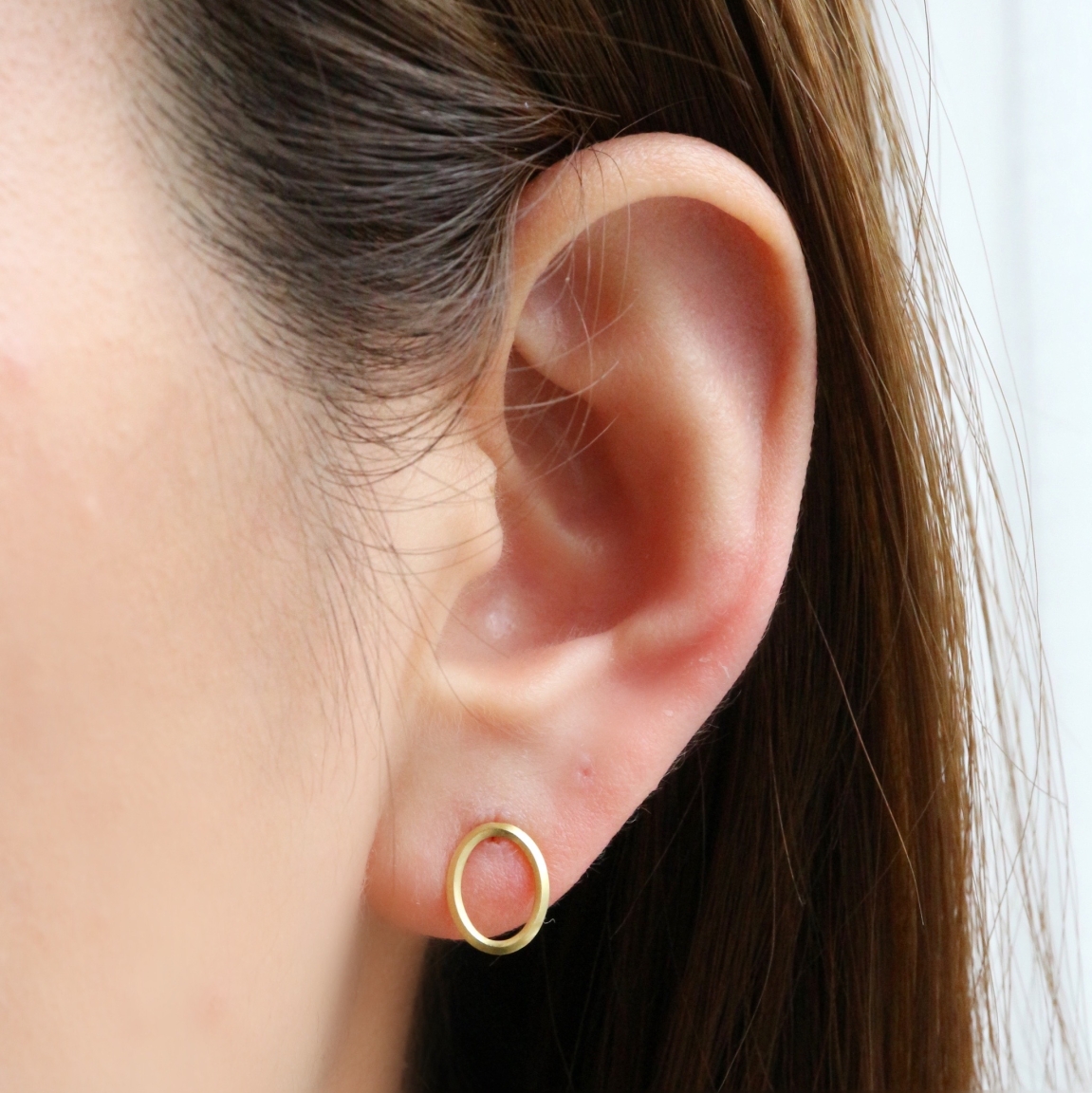 jaren ( ヤーレン ) oval earring | ゴールド ピアス - CULET 公式