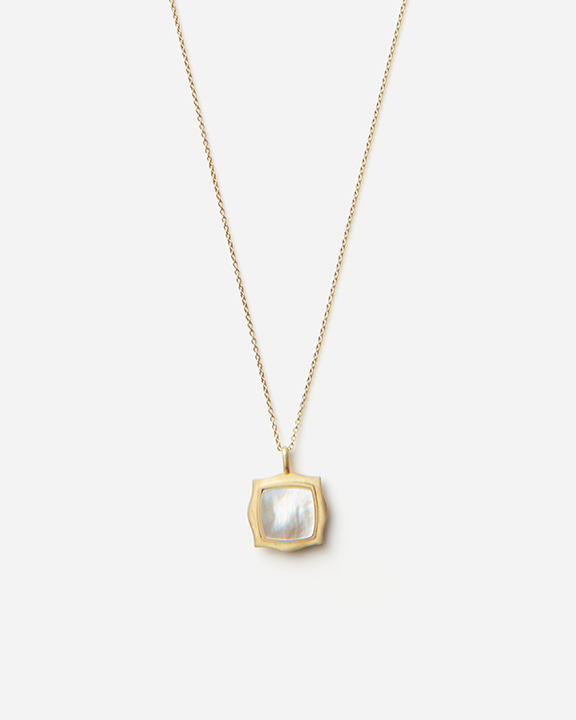 Frame Necklace Square  | 白蝶貝 ネックレス