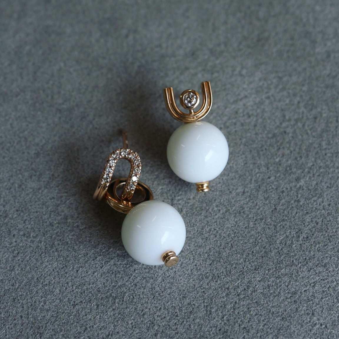 Hirotaka(ヒロタカ) Beluga Oblong Diamond White Agate Hirotaka(ヒロタカ) Beluga Oblong Diamond White Agate