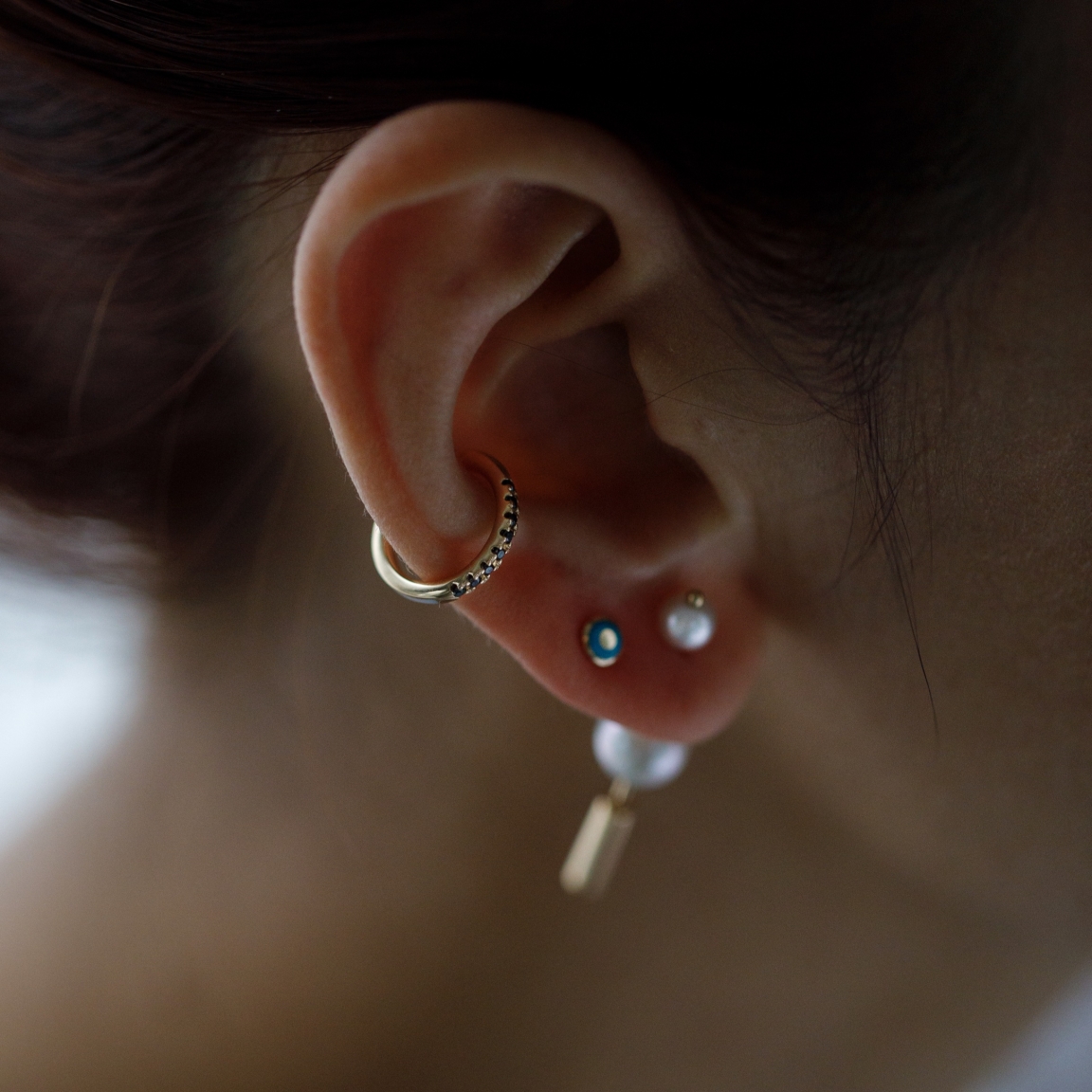 Hirotaka(ヒロタカ) Mini Spear Pearl Earring | パール ピアス Hirotaka(ヒロタカ) Mini Spear Pearl Earring | パール ピアス